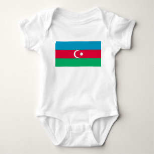 Azerbaijan National Flag Baby Bodysuit