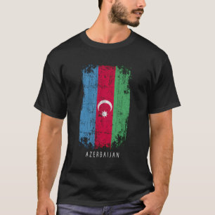 Azerbaijan Souvenir Design - Country Flag Azerbaij T-Shirt