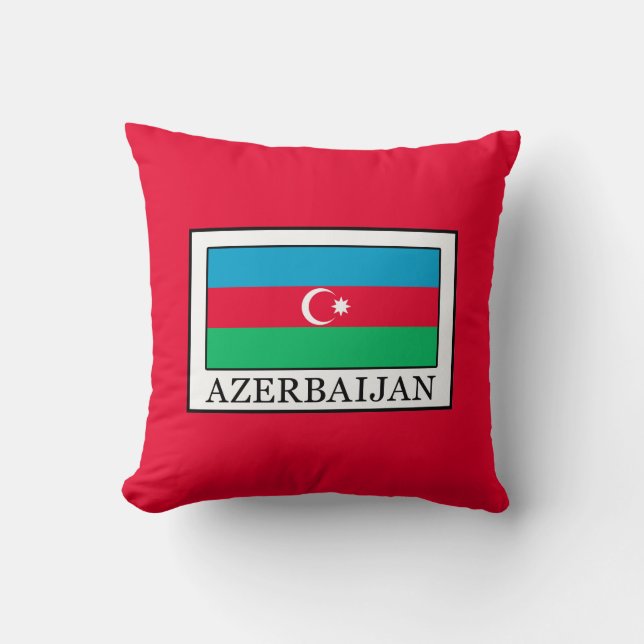 Azerbaijan Throw Pillow (Front)