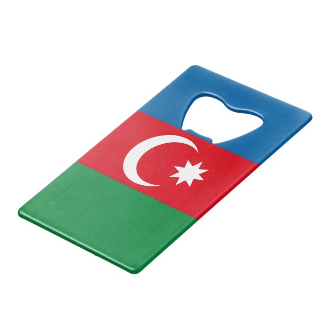 Azerbaijan Wallet Bottle Opener (Front Angled)
