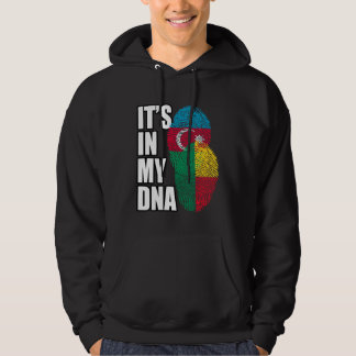 Azerbaijani And Beninese Mix DNA Flag Heritage Hoodie