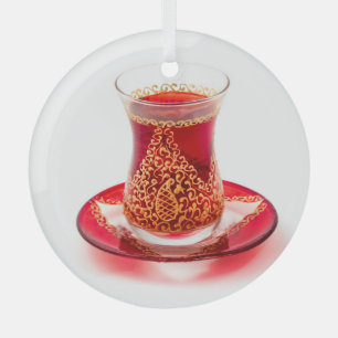 Azerbaijani tea glass ornament