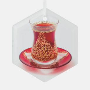 Azerbaijani tea glass ornament