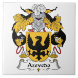 Azevedo Family Crest Tile<br><div class="desc">Azevedo Coat of Arms</div>
