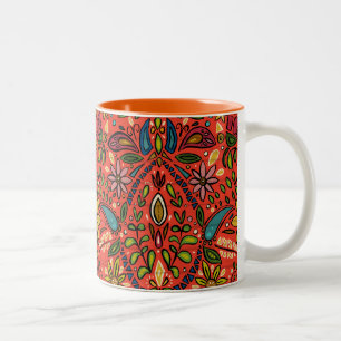 aziza fire Two-Tone coffee mug