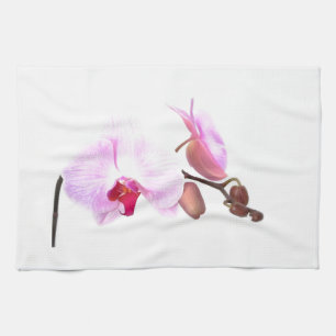Aziza Orchid Blossoms Kitchen Towel