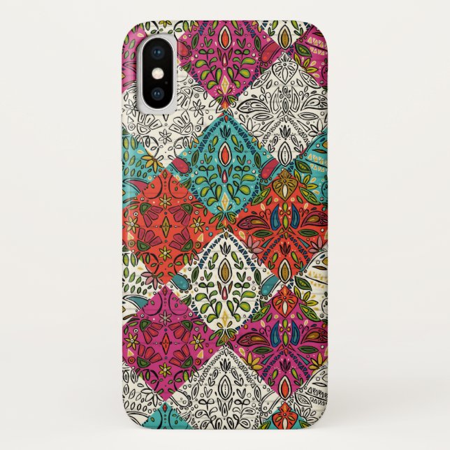 aziza patchwork Case-Mate iPhone case (Back)