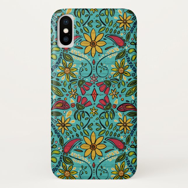aziza turquoise Case-Mate iPhone case (Back)