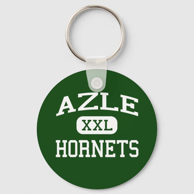 Azle - Hornets - Azle High School - Azle Texas Keychain (Front)