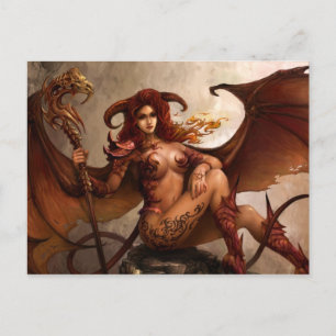 Azmodeus Dark Angel "Demon", Carte postale