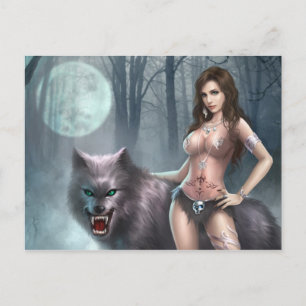 Azmodeus Lycan Queen, Postcard
