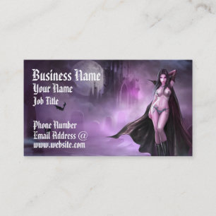 Azmodeus Vampire Queen, Business Card