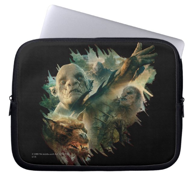 Azog, Narzug, and Bolg Graphic Laptop Sleeve (Front)