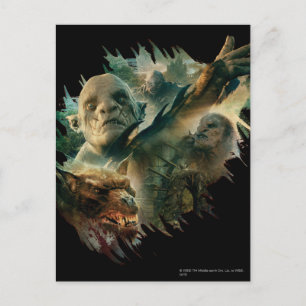 Azog, Narzug, and Bolg Graphic Postcard