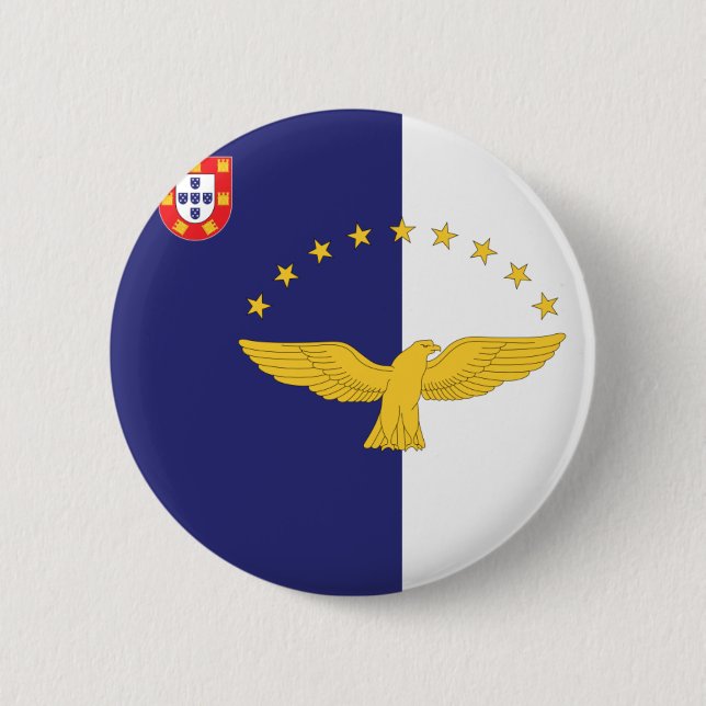 azores 2 inch round button (Front)