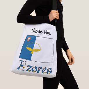 Azores Azorean Flag Personalized Crossbody Bag