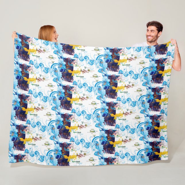 Azores designs  fleece blanket (In Situ)