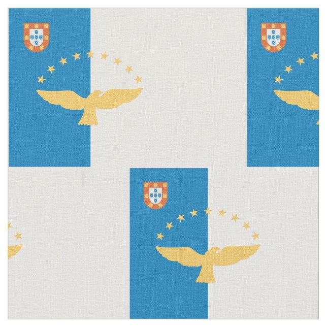 Azores Flag Fabric (Close Up)