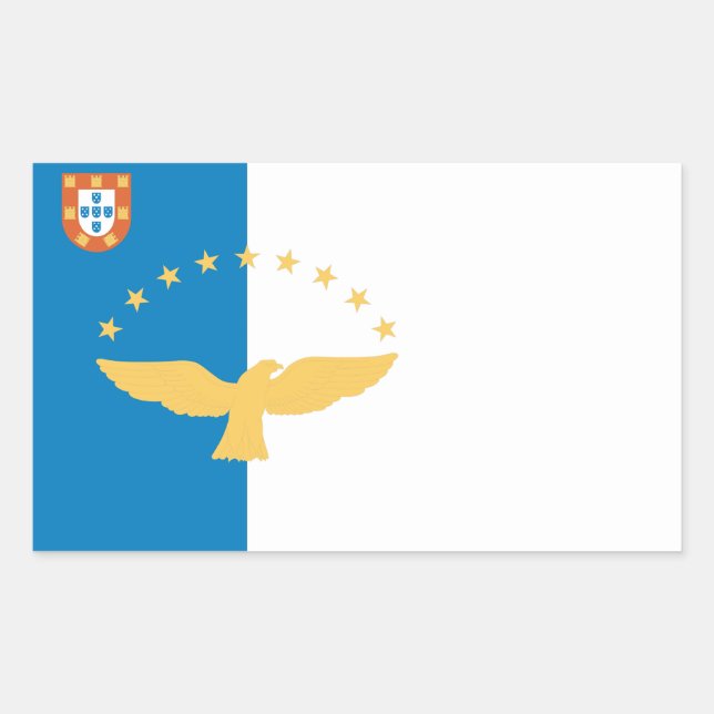 Azores Flag Sticker (Front)