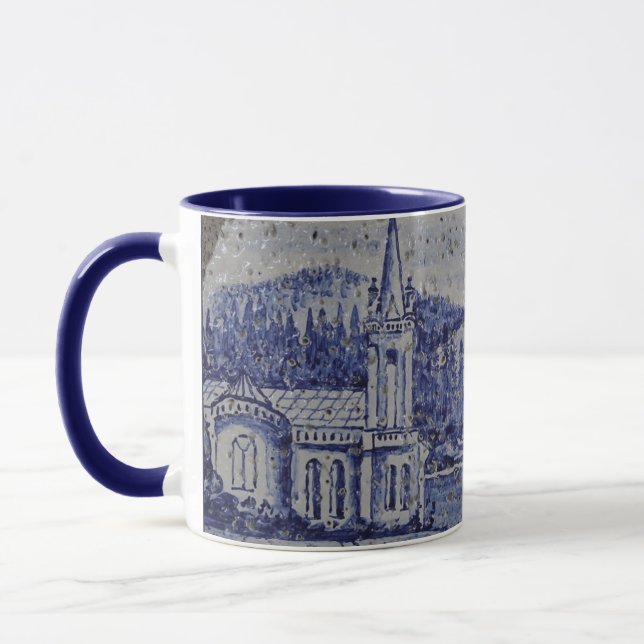 Azores Furnas Lake Tile Cup Caneca das Furnas (Left)