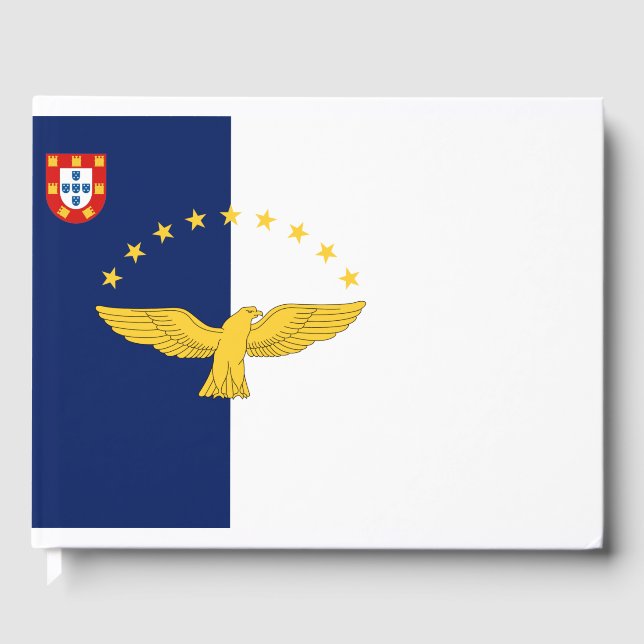 Azores islands flag Guest Book (Front)