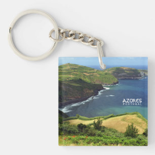 Azores Islands photo, Portugal Keychain