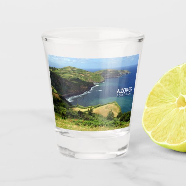 Azores islands photo, Portugal  Shot Glass (Front)