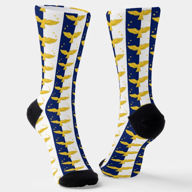 Azores islands, Portugal Socks (Angled)