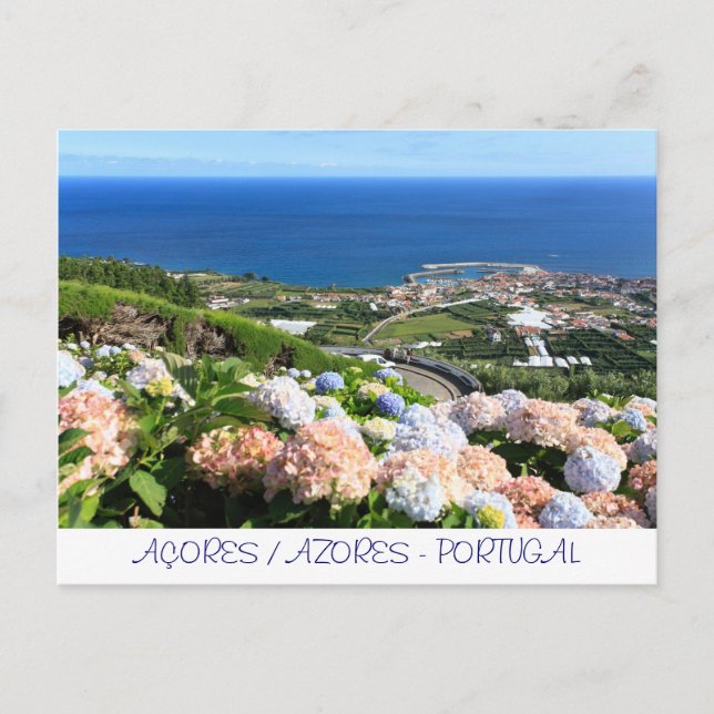 Azores landscape postcard (Front)
