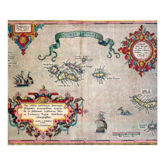 Azores Old Map - Vintage Sailing Exploration Photo Print