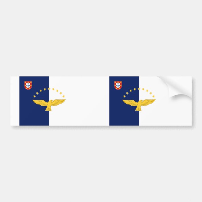 Azores, Portugal Bumper Sticker (Front)
