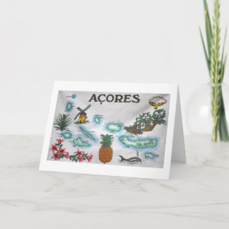 Azores souvenir card