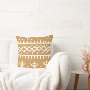 Aztec African Seamless Throw Pillow