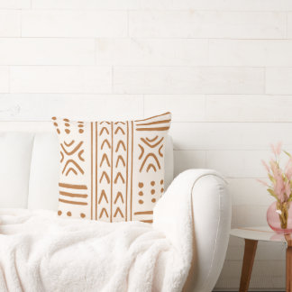 Aztec African Seamless Throw Pillow