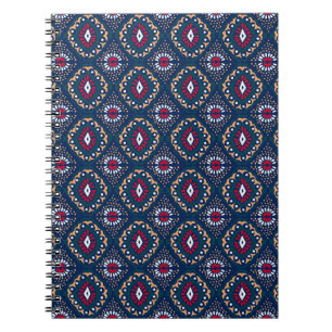 Aztec Allure: Tribal Striped Elegance Notebook
