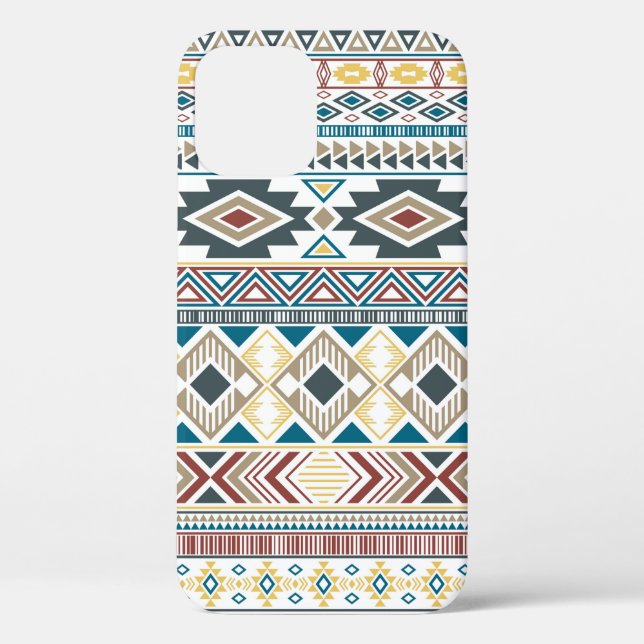 Aztec american indian pattern tribal ethnic motifs Case-Mate iPhone case (Back)