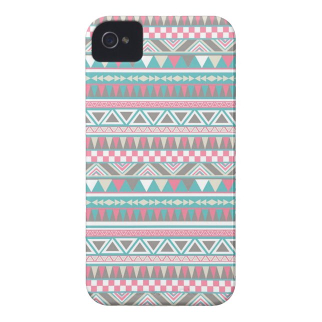 Aztec Andes Pattern iPhone 4 Case (Back)