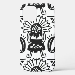 Aztec Art - Lizard Pattern iPhone 12 Case