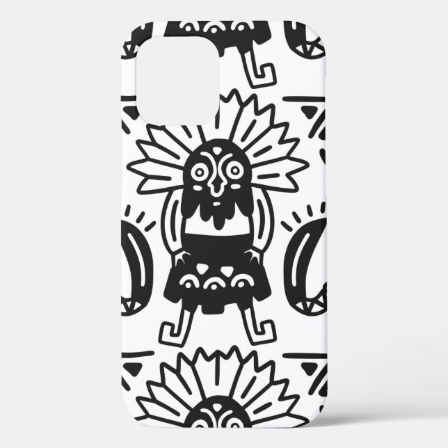 Aztec Art - Lizard Pattern Case-Mate iPhone Case (Back)