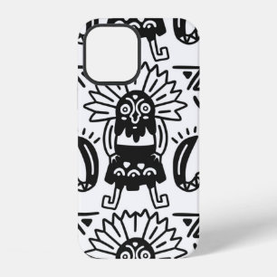 Aztec Art - Lizard Pattern iPhone 12 Case