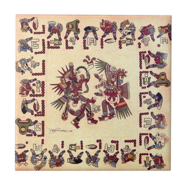 Aztec Art Tile (Front)