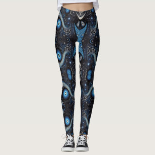 Aztec art, vibrant, reflecting the culture leggings