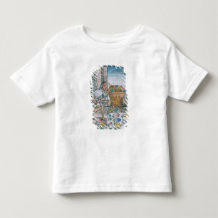 Aztec artisans dyeing feathers toddler t-shirt