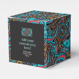 Aztec Axolotl Xolotl Tribal Pattern mythology boho Favor Box
