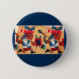 Aztec Aztecs 2 Inch Round Button