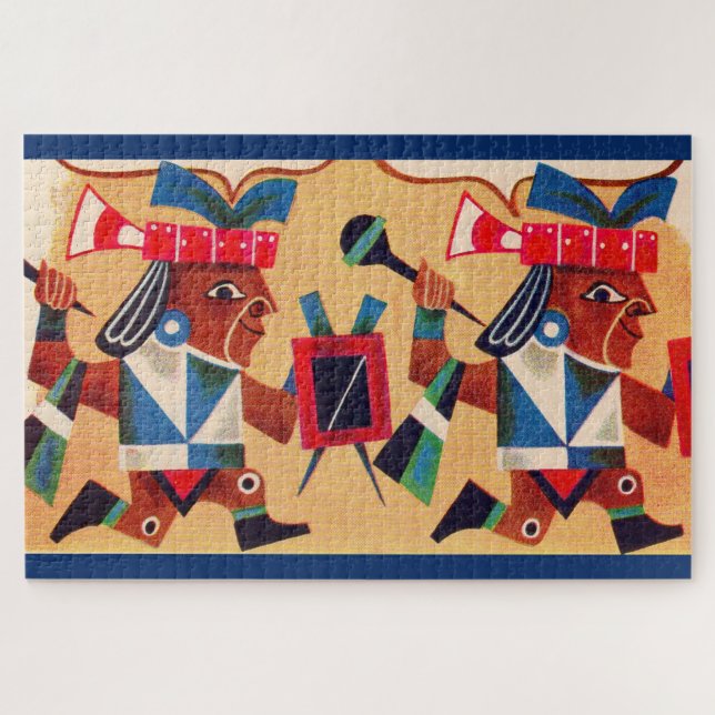 Aztec Aztecs Jigsaw Puzzle (Horizontal)