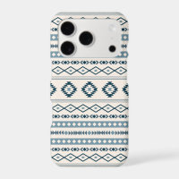 Aztec Blues Cream Mixed Motifs Pattern Case-Mate i