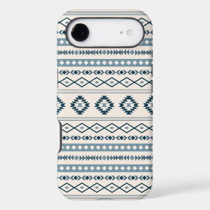 Aztec Blues Cream Mixed Motifs Pattern Case-Mate i
