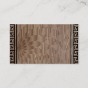 Aztec Brown Designer Business Cards