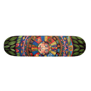 Aztec Calendar 20" Skateboard